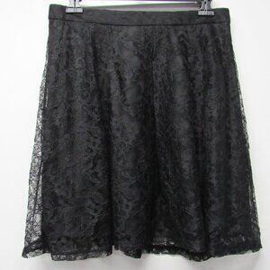 NWT Express Mini Skirt Black Lace A Line Size 10 Y2K Dark Fairy Whimsigoth Punk
